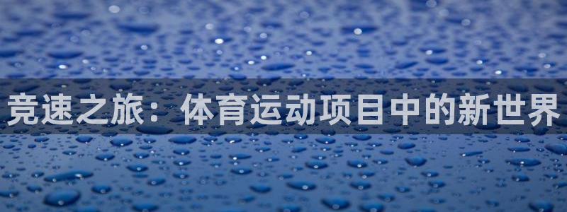 3377体育是正规的吗：竞速之旅：体育运动项目中的新世界